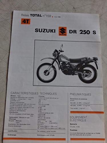 Suzuki dr250s dr250 - suzuki, 250
