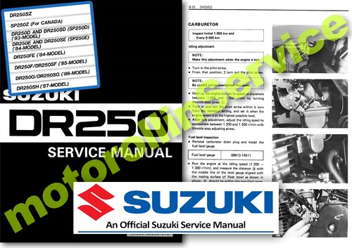 Suzuki dr250 dr250s - suzuki,
